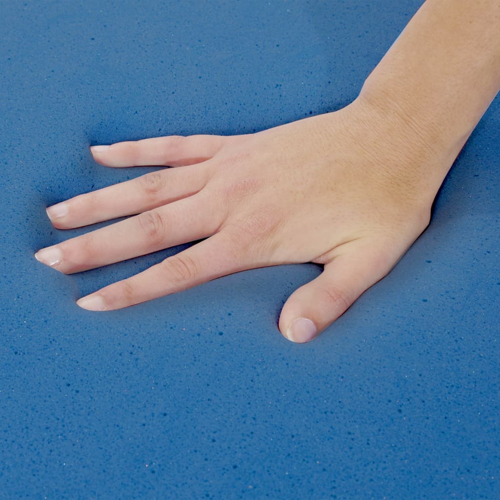 Madrass 120x200 cm viskoelastiskt minnesskum 18 cm