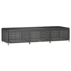 Överdrag för solsäng 12 öljetter 205x75x40 cm polyeten