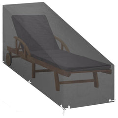 Överdrag för solsäng 12 öljetter 200x65x35/60 cm polyeten