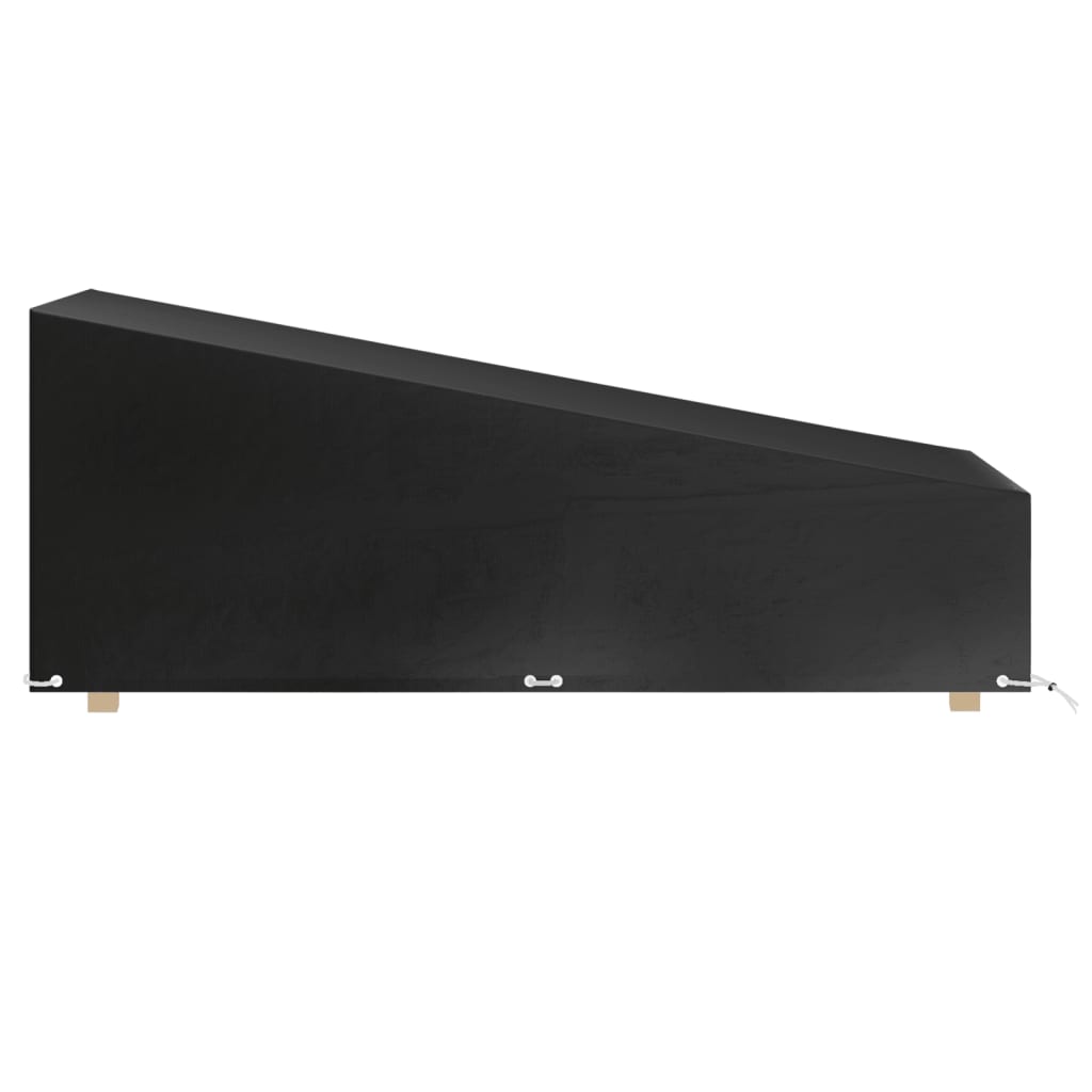 Överdrag för solsäng 12 öljetter 200x65x35/60 cm polyeten
