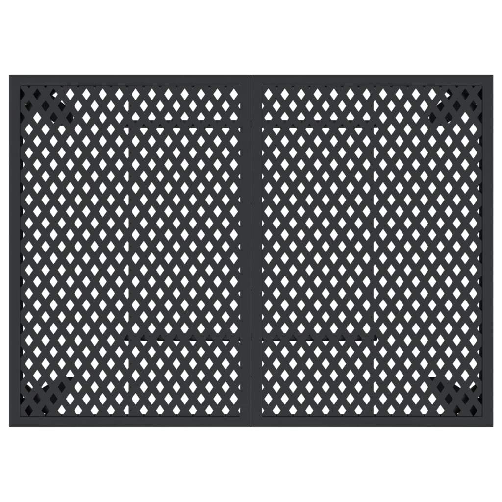 Trädgårdsbord antracit 110x80x72 cm stål