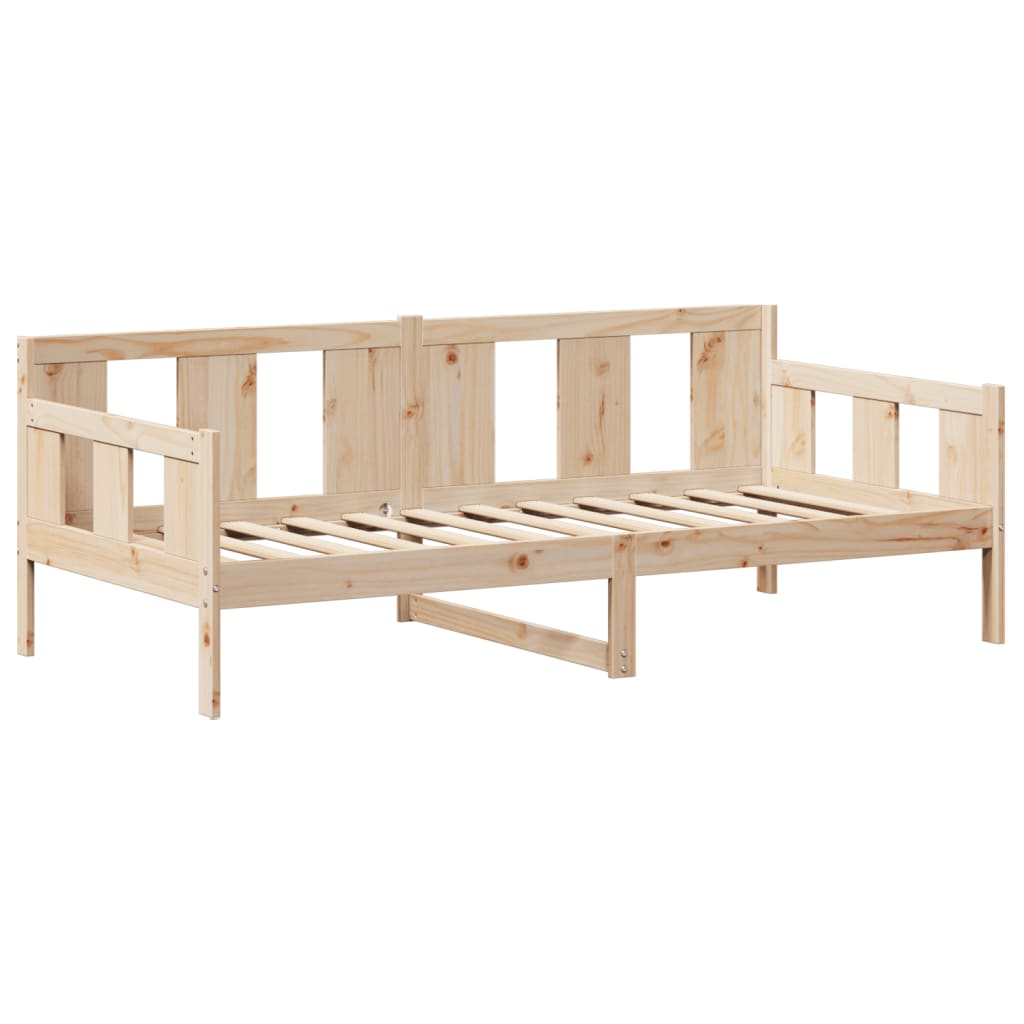 Dagbänk med bänk och tak 90x200 cm massiv furu